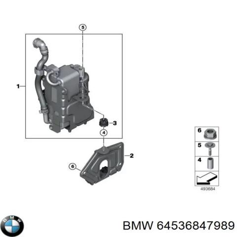 Радіатор кондиціонера 64536847989 BMW