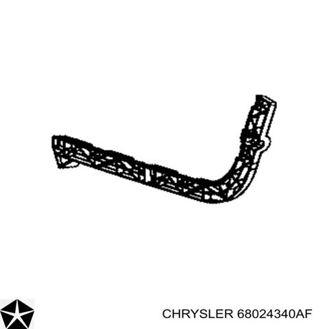 Кронштейн бампера заднього, зовнішній правий 68024340AF CHRYSLER