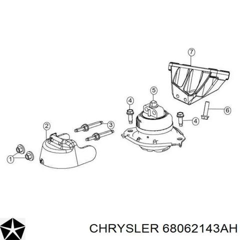 Подушка (опора) двигуна, ліва 68062143AH CHRYSLER