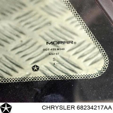Скло багажного відсіку, ліве 68234217AA CHRYSLER