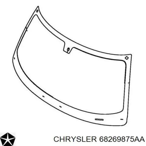 Автомобільне скло 68269875AA CHRYSLER