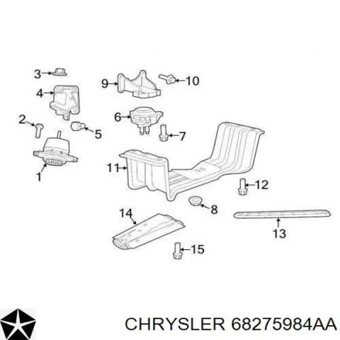 Кронштейн подушки (опори) двигуна, правої 68275984AA CHRYSLER