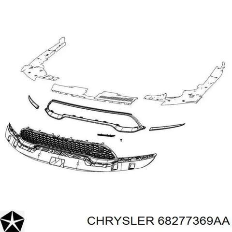 Накладка переднього правого крила 68277369AA CHRYSLER