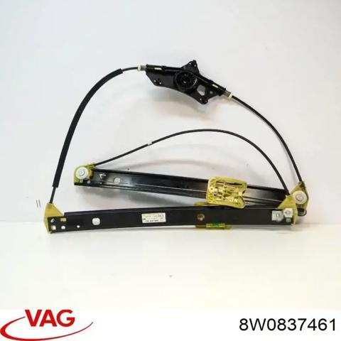 Склопідйомник передньої лівої двері 8W0837461 VAG