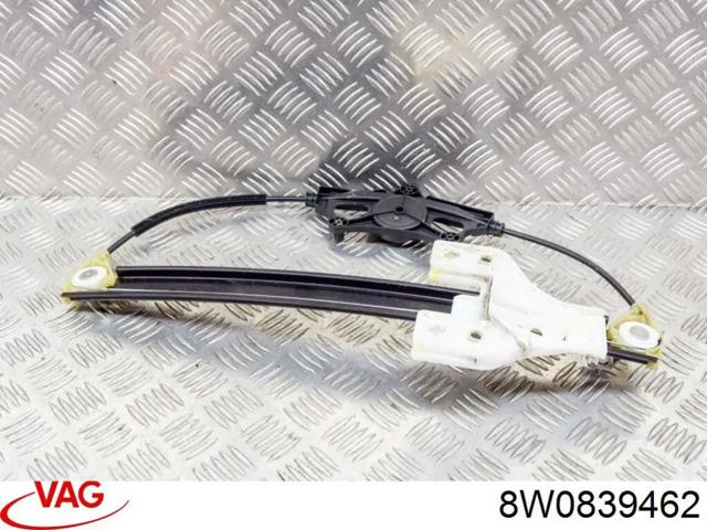 Механізм стеклопод'емника двері задньої, правої 8W0839462 VAG