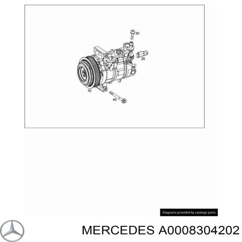 Компресор холодоагенту A0008304202 MERCEDES