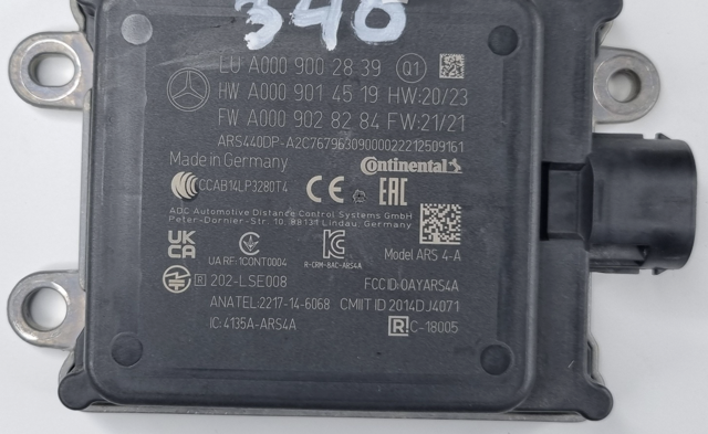 Радарний датчик дистанції A0009002839 MERCEDES