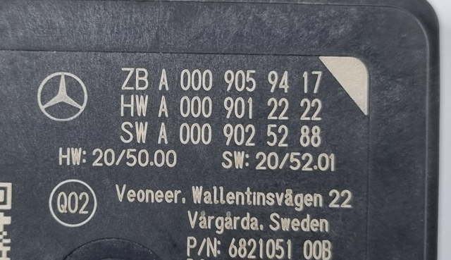Датчик контролю мертвої зони, задній A0009059417 MERCEDES