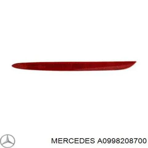 Катафот (відбивач) заднього бампера, лівий A0998208700 MERCEDES