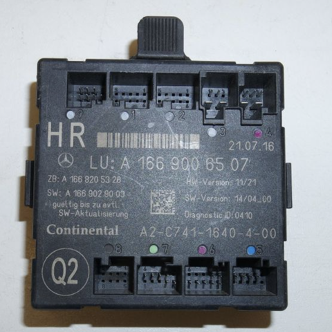 Блок комфорту задніх дверей A1669006507 MERCEDES