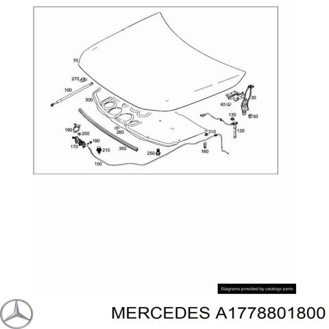 Капот A1778801800 MERCEDES