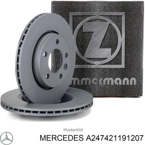 Диск гальмівний передній A247421191207 MERCEDES