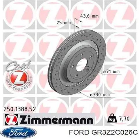 Дискові гальма GR3Z2C026C FORD