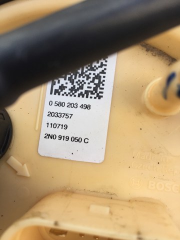 Насос занурювальний в баці 2N0919050C VAG