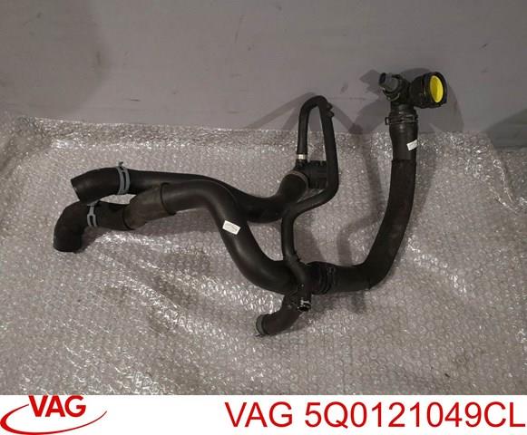 Шланг/патрубок радіатора охолодження, нижній 5Q0121049CL VAG