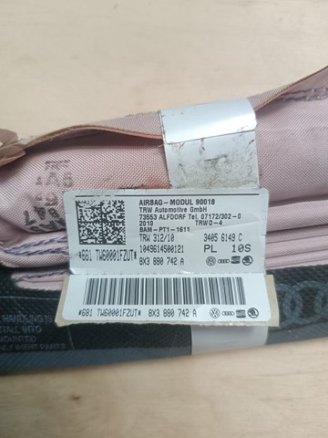 Подушка безпеки, збоку, права, AIRBAG 8X3880742A VAG