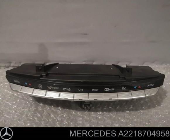 Блок управління режимів опалення / кондиціонування A2218704958 MERCEDES