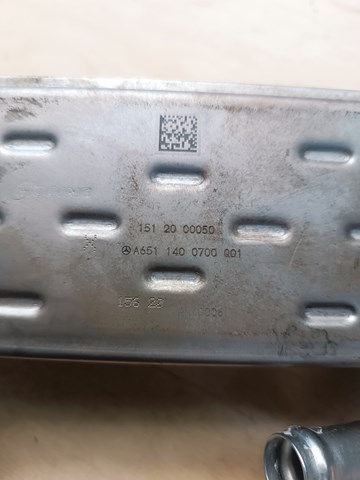Радіатор системи рециркуляції ОГ A6511400700 MERCEDES