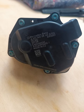 Клапан EGR, рециркуляції газів A6511400860 MERCEDES