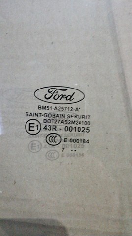 Скло задніх дверей, лівих BM51A25712A FORD
