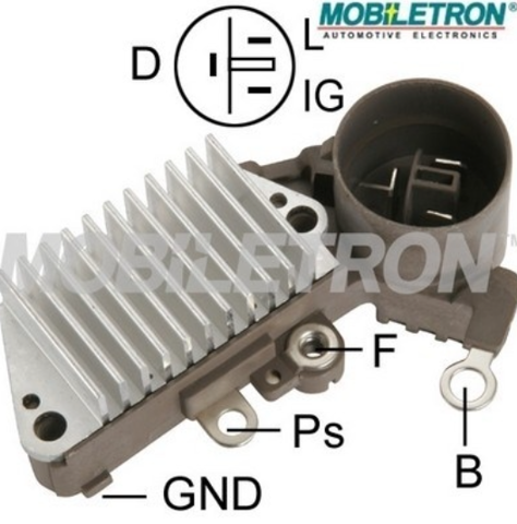 Реле-регулятор генератора, (реле зарядки) VRH20055H MOBILETRON