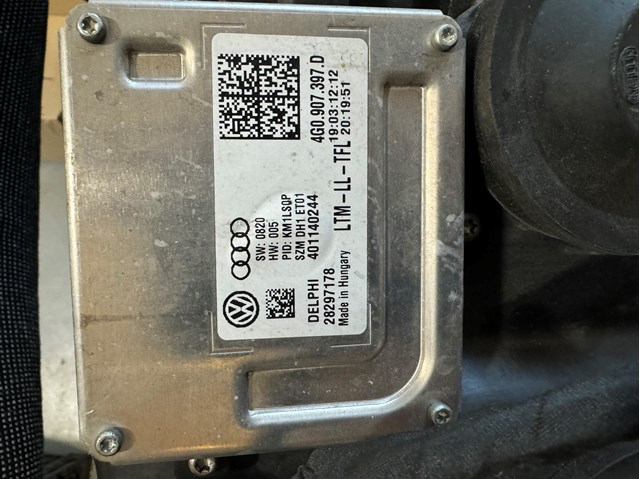 Модуль керування (ЕБУ) світлом фар 4G0907397D VAG