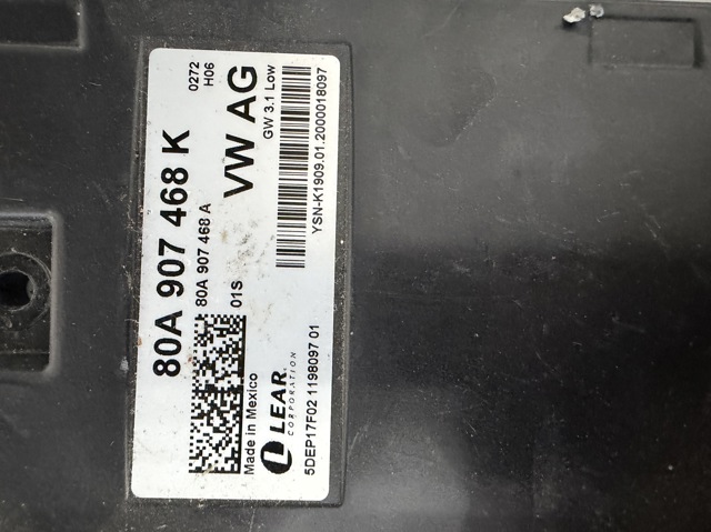 Датчики діагностики 80A907468K VAG