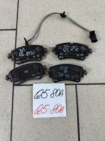 Колодки гальмові задні, дискові 8W0698451L VAG