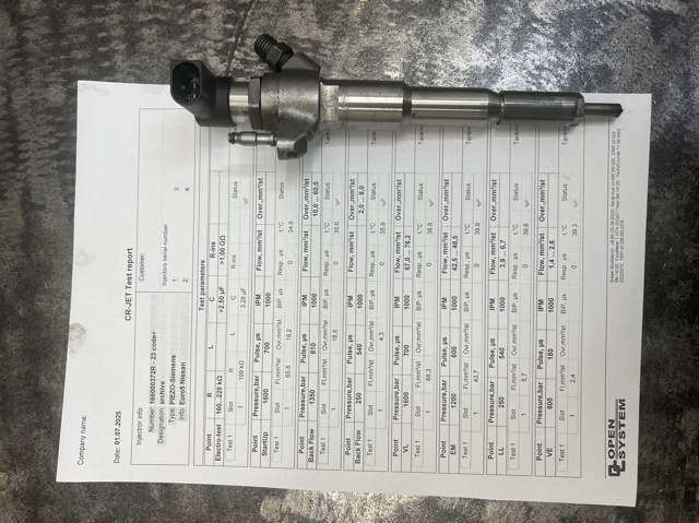 Форсунка паливна 166000372R RENAULT