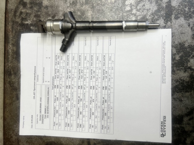 Форсунки електромагнітні 236700R050 TOYOTA