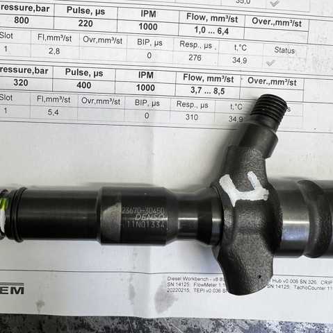 Форсунка інжектора 2367030450 DENSO