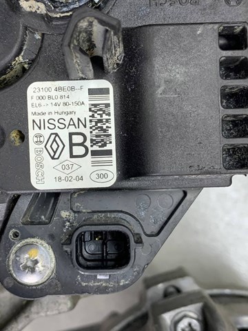 Генератор 231004BE0B RENAULT