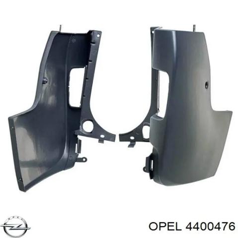 Бампер задній, права частина 4400476 OPEL