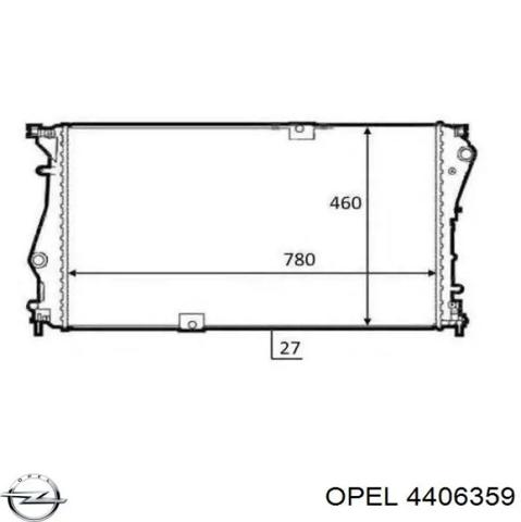 Система охолодження двигуна 4406359 OPEL
