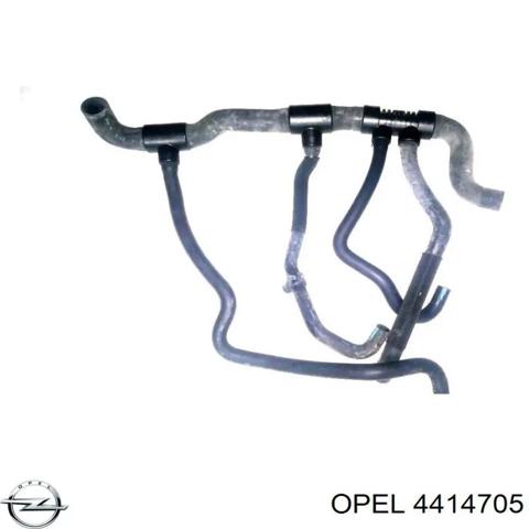 Шланг/патрубок радіатора охолодження, нижній 4414705 OPEL