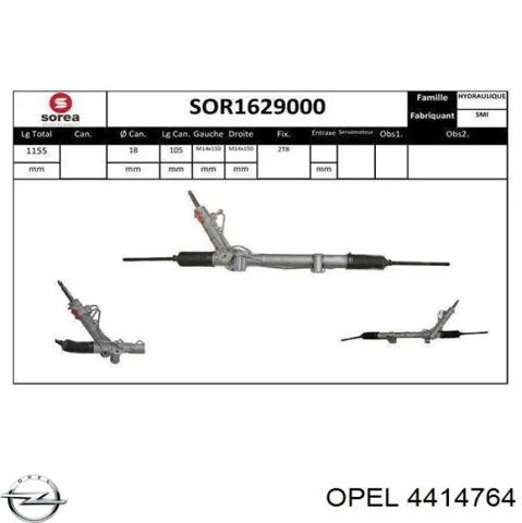 Рейка рульова гідропідсилювач керма на opel vivaro van (f7) (01.01 - 05.14) 1.9 dti (08.01 - ) f9q 760