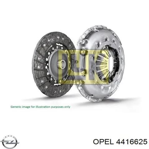 Комплект зчеплення (3 частини) 4416625 OPEL