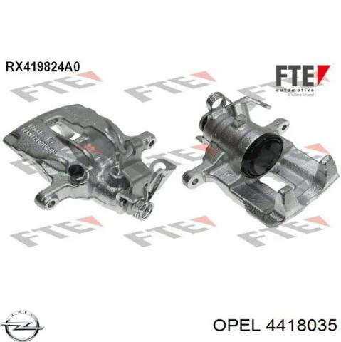 Супорт гальмівний задній правий 4418035 OPEL