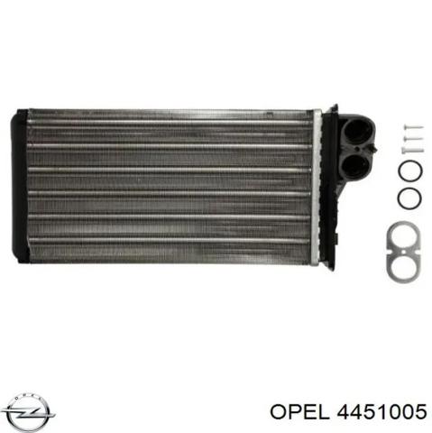 Радіатор опалювача салону 4451005 OPEL