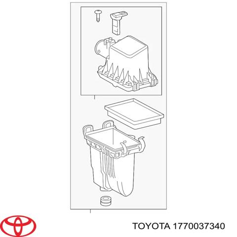 Коробка фільтра 1770037340 TOYOTA
