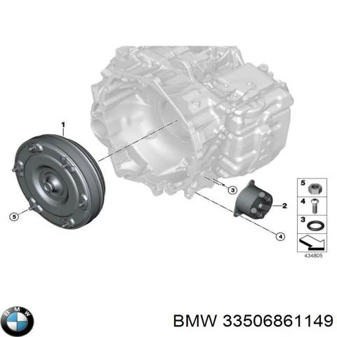 Кронштейн кріплення переднього стабілізатора 33506861149 BMW