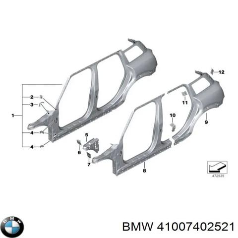 Перегородка 41007402521 BMW