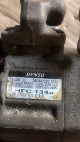 Компресор кліматичної установки 4472802110 HONDA