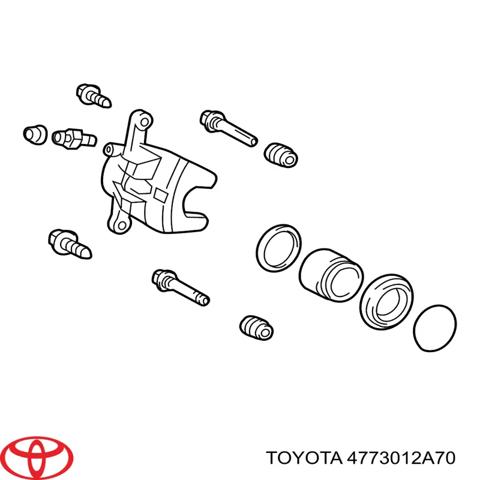 Супорт гальмівний, передній, правий 4773012A70 TOYOTA