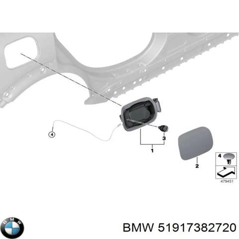 Люк б/бака 51917382720 BMW