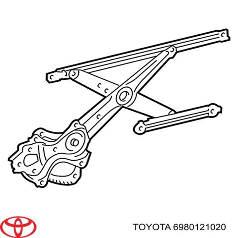 Механізм підйому стекол 6980121020 TOYOTA