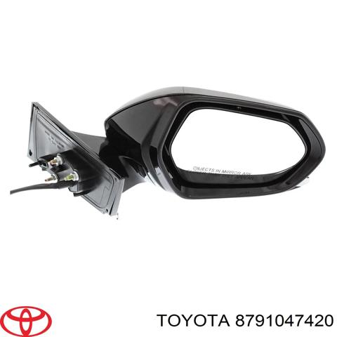 Праве бічне дзеркало 8791047420 TOYOTA