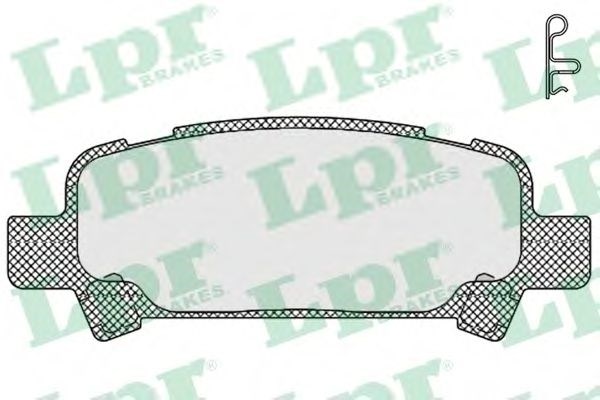 05p838  lpr - гальмівні колодки до дисків (r, s) LPR05P838