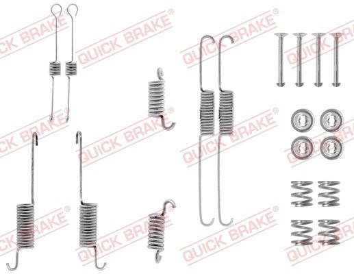 105-0615 quick brake комплект пружинок колодок ручника ford sierra -93 (lucas) 105-0615