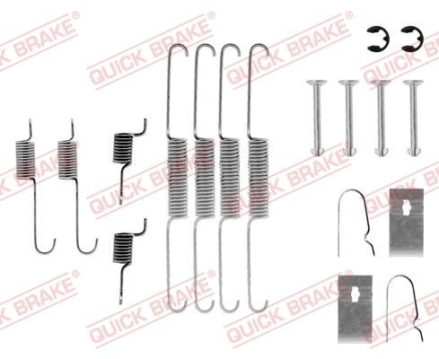 105-0636 quick brake комплект пружинок колодок ручника kia rio/mazda 626 -05 (sumitomo) 105-0636